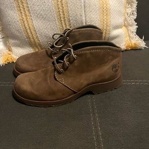 Leather Timberlands